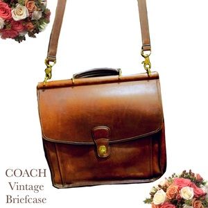 COACH Beekman Vintage Leather Briefcase